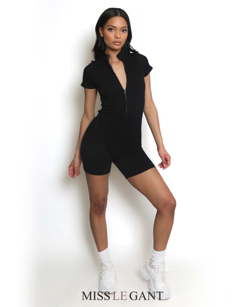 Zipped Front Molly Unitard - Image 6
