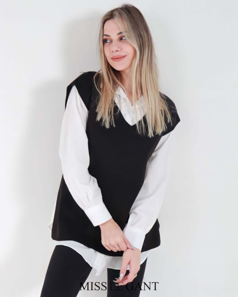 2 Pieces Shirt And Sweater