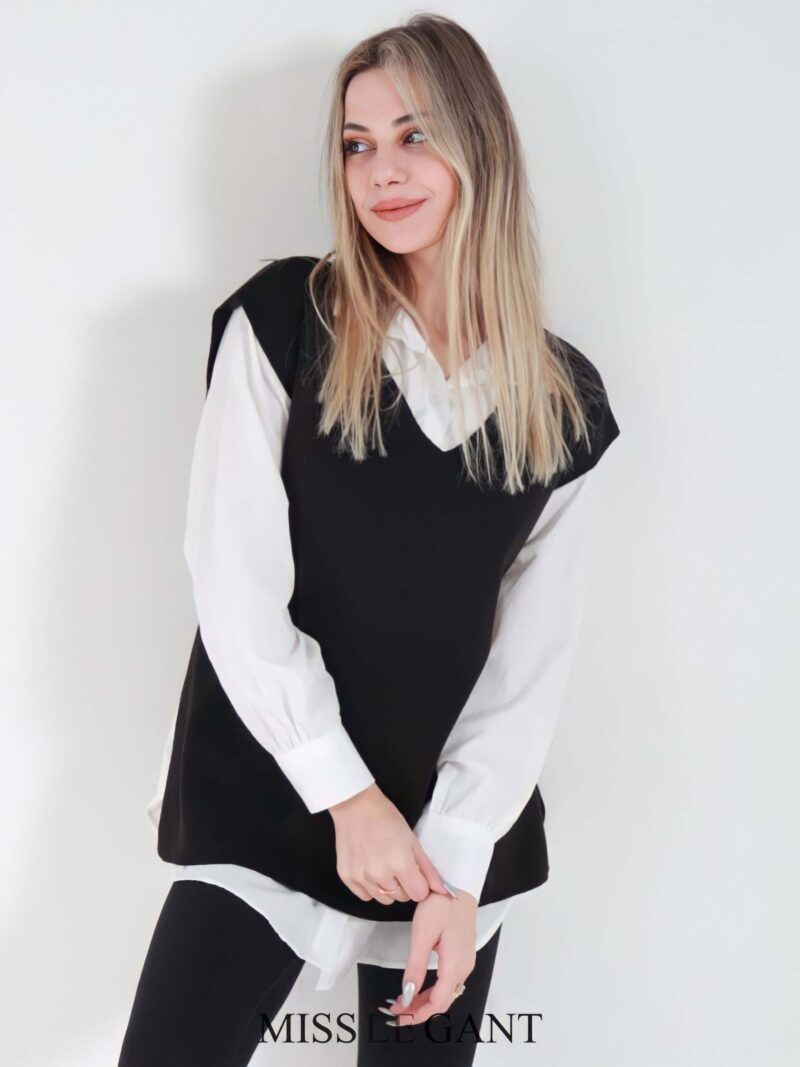2 Pieces Shirt And Sweater