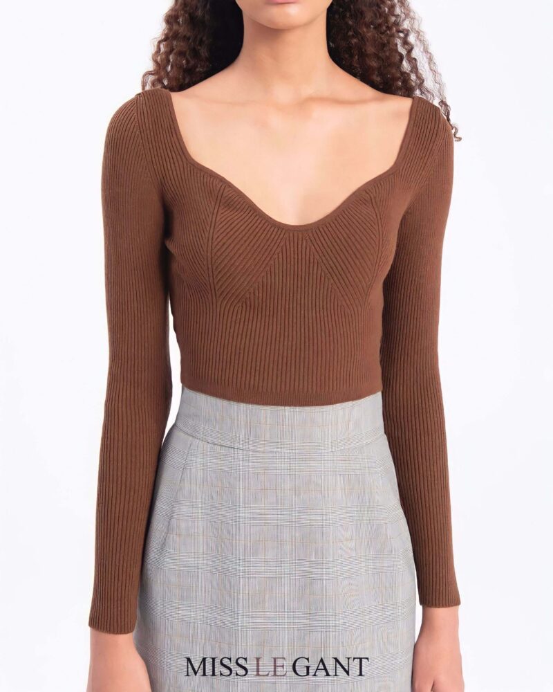 Ayla Knit Crop Top - Image 4