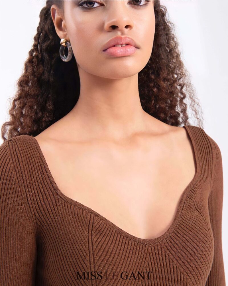 Ayla Knit Crop Top - Image 2
