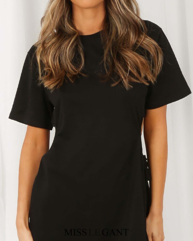 Cut Out T-Shirt Dress - Image 4