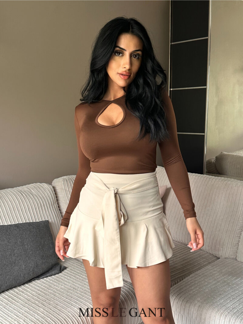 Seamless Nicole Top Brown