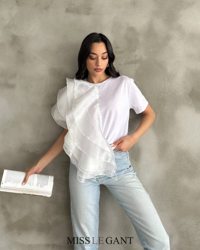 Ophelia ruffle T shirt - Image 3